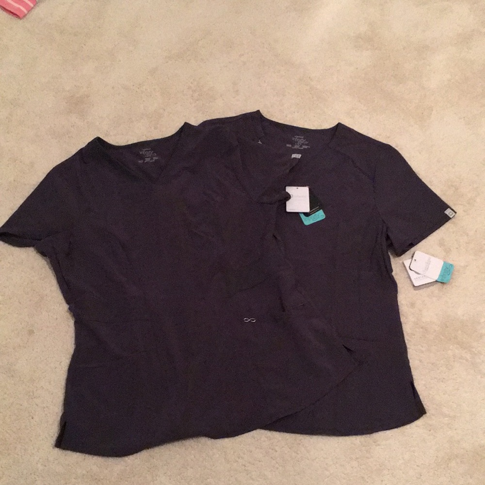 Two NWT Cherokee Infinity Scrub Tops